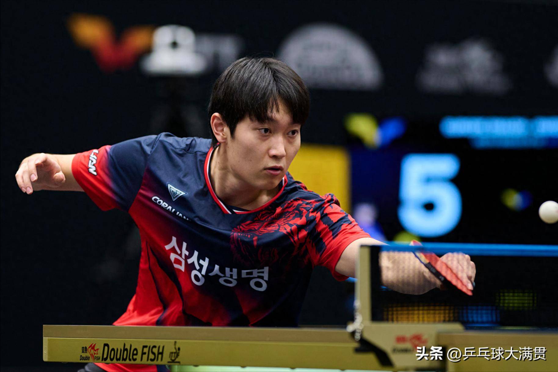 韩国乒乓球队鏖战中国乒乓球队,波尔三分雨点燃全场 韩国乒乓球队鏖战中国乒乓球队,波尔三分雨点燃全场